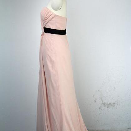Unique Pink Bridesmaid Dresses , Strapless..
